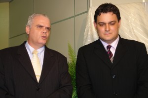 O vice Gustavo e o prefeito Geninho: Acordo eleitoral? 